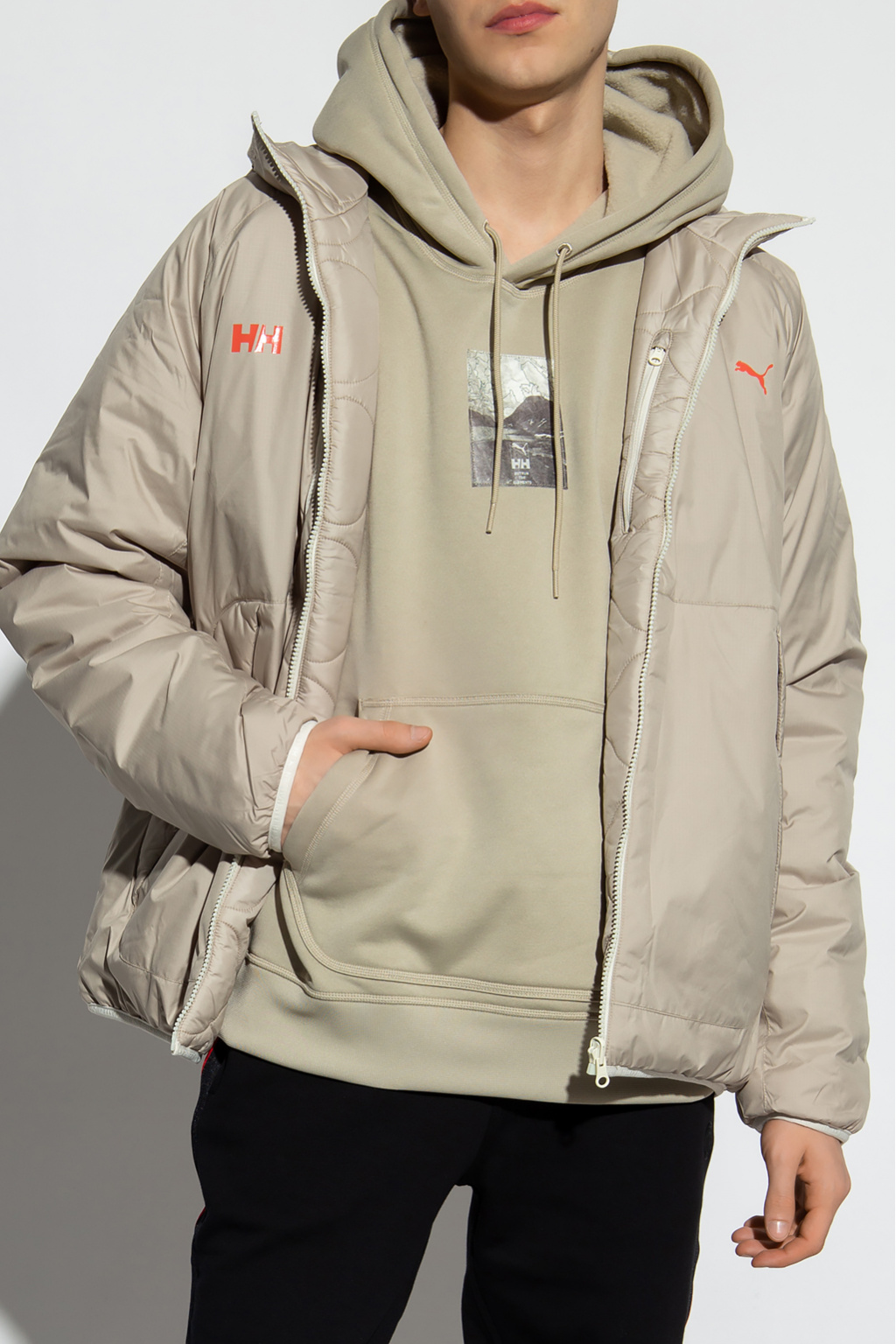 Helly hansen puma outlet jacket white